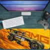 etsy112dikdortgen2 Araba Modelleri Gaming oyuncu Mousepad Kaydırmaz Kauçuk Dikişli Kenar 80x30 cm Mousepad