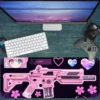 Kawaii Kill Gaming oyuncu Mousepad Kaydırmaz Kauçuk Dikişli Kenar 80x30 cm Mousepad