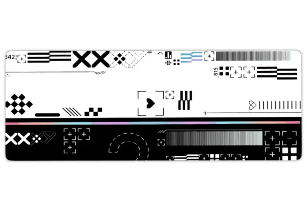 System Error Gaming oyuncu Mousepad Kaydırmaz Kauçuk Dikişli Kenar 80x30 cm Mousepad