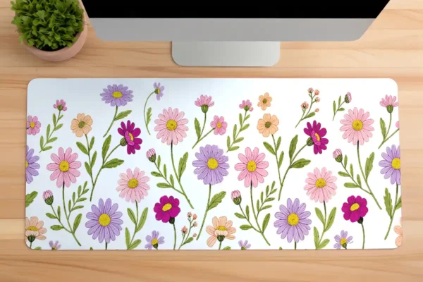 Spring Melody Gaming oyuncu Mousepad Kaydırmaz Kauçuk Dikişli Kenar 80x30 cm Mousepad