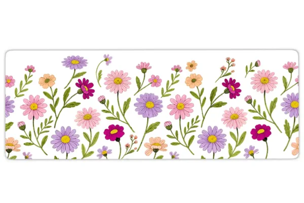 Spring Melody Gaming oyuncu Mousepad Kaydırmaz Kauçuk Dikişli Kenar 80x30 cm Mousepad