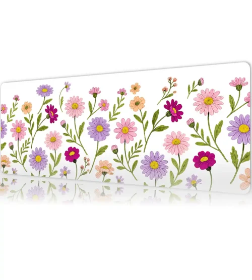 Spring Melody Gaming oyuncu Mousepad Kaydırmaz Kauçuk Dikişli Kenar 80x30 cm Mousepad