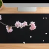 Sakura Grace Gaming oyuncu Mousepad Kaydırmaz Kauçuk Dikişli Kenar 70x30 cm Mousepad