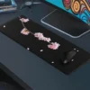 Sakura Grace Gaming oyuncu Mousepad Kaydırmaz Kauçuk Dikişli Kenar 70x30 cm Mousepad