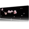 Sakura Grace Gaming oyuncu Mousepad Kaydırmaz Kauçuk Dikişli Kenar 70x30 cm Mousepad