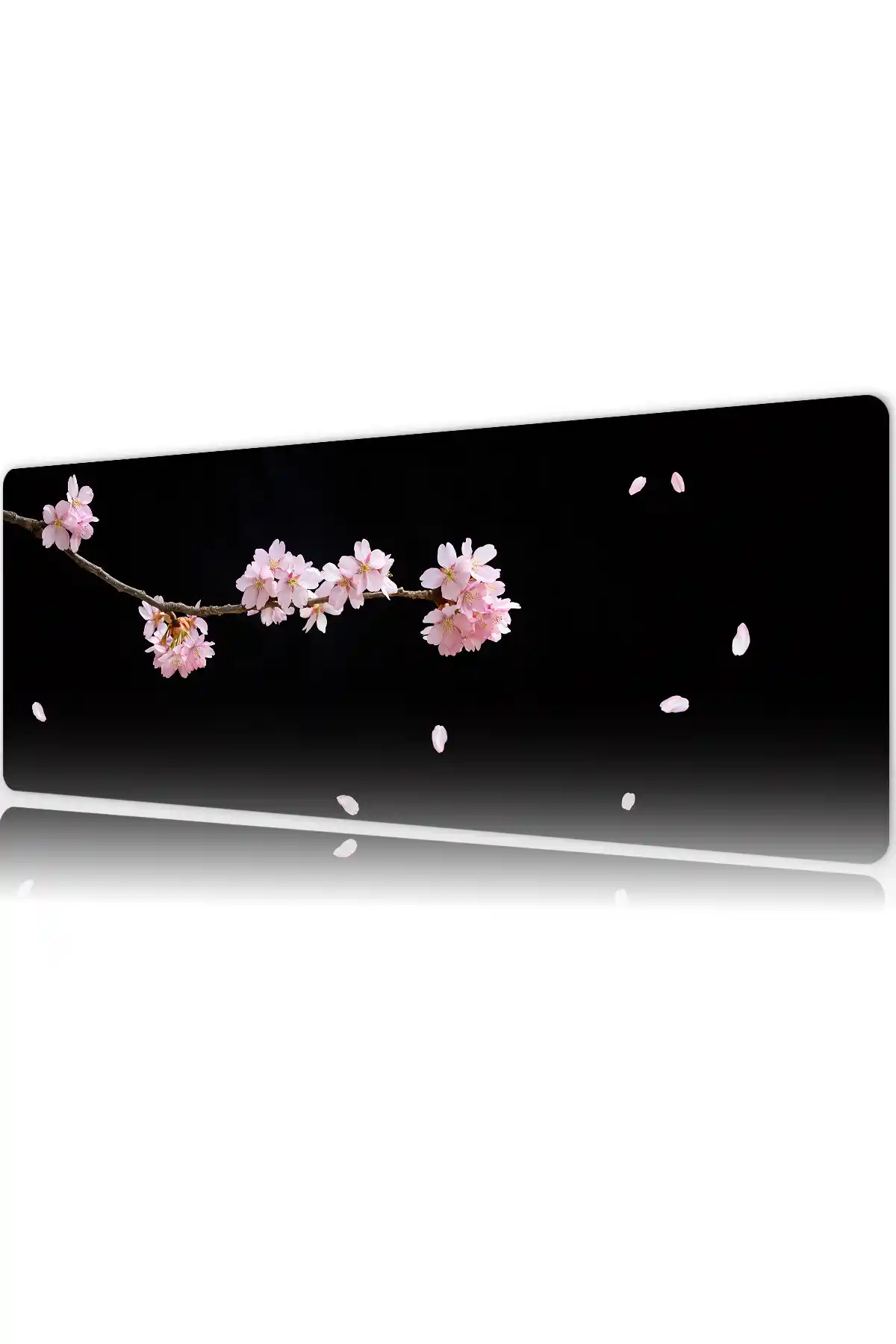 Sakura Grace Gaming oyuncu Mousepad Kaydırmaz Kauçuk Dikişli Kenar 70x30 cm Mousepad