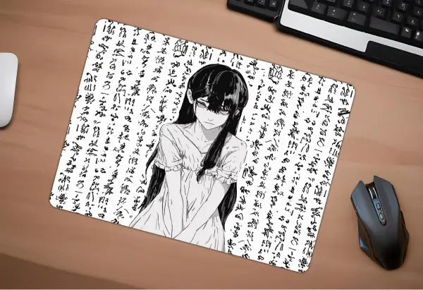 Silent Verse Gaming oyuncu Mouse pad Kaydırmaz Kauçuk Dikişli Kenar 40X30 cm