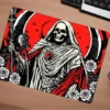 Red Halo of Silence Gaming oyuncu Mouse pad Kaydırmaz Kauçuk Dikişli Kenar 480X400X4 Mm