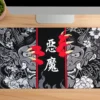 Hands of the Oni Gaming oyuncu Mousepad Kaydırmaz Kauçuk Dikişli Kenar 90×40 cm Mousepad