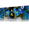 Hands of the Oni Blue Gaming oyuncu Mousepad Kaydırmaz Kauçuk Dikişli Kenar 90×40 cm Mousepad