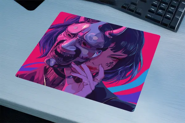 Onryō Gaming oyuncu Mouse pad Kaydırmaz Kauçuk Dikişli Kenar 480X400X4 Mm