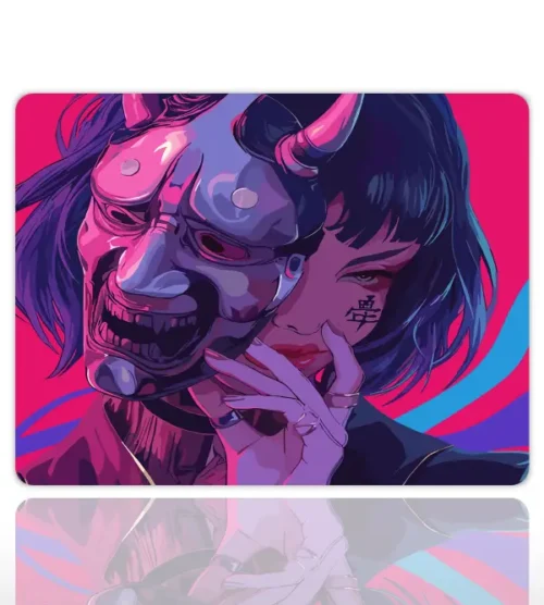 Onryō Gaming oyuncu Mouse pad Kaydırmaz Kauçuk Dikişli Kenar 40x30 cm