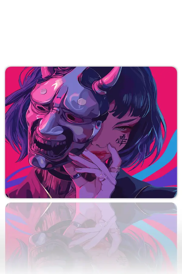 Onryō Gaming oyuncu Mouse pad Kaydırmaz Kauçuk Dikişli Kenar 480X400X4 Mm