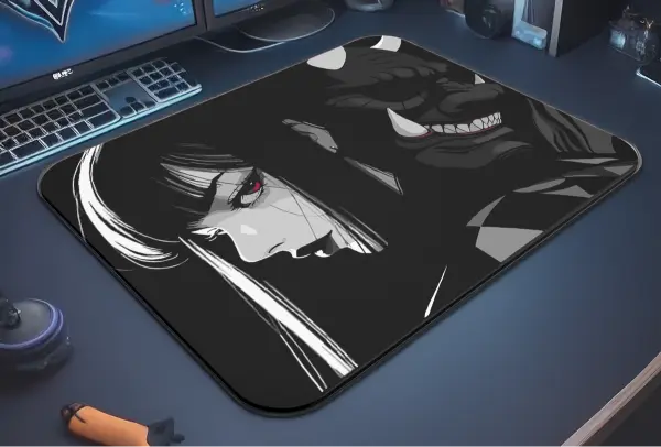 YamiHime Gaming oyuncu Mouse pad Kaydırmaz Kauçuk Dikişli Kenar 40X30 cm