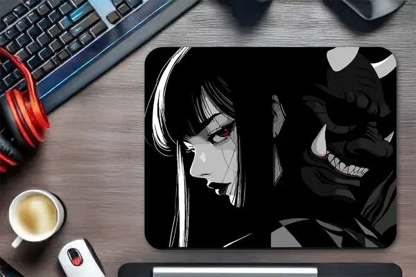 YamiHime Gaming oyuncu Mouse pad Kaydırmaz Kauçuk Dikişli Kenar 40X30 cm