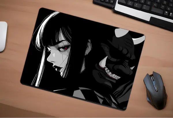 YamiHime Gaming oyuncu Mouse pad Kaydırmaz Kauçuk Dikişli Kenar 40X30 cm