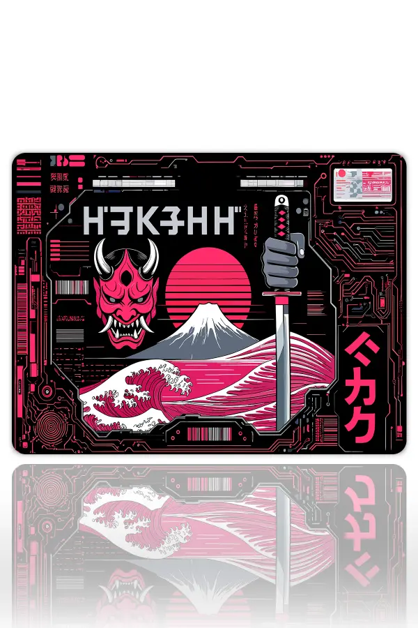 Red Surge Gaming oyuncu Mouse pad Kaydırmaz Kauçuk Dikişli Kenar 480X400X4 Mm