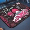 Red Surge Gaming oyuncu Mouse pad Kaydırmaz Kauçuk Dikişli Kenar 480X400X4 Mm