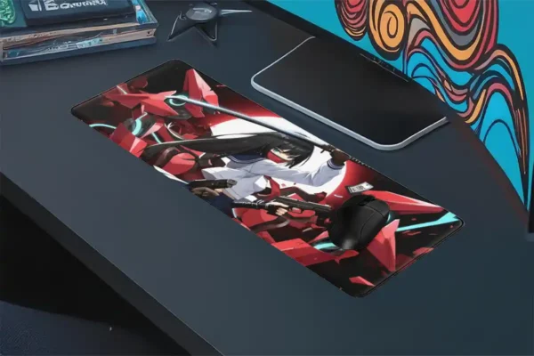 etsy130dikdortgen4 Code Zero Gaming oyuncu Mousepad Kaydırmaz Kauçuk Dikişli Kenar 80x30 cm Mousepad