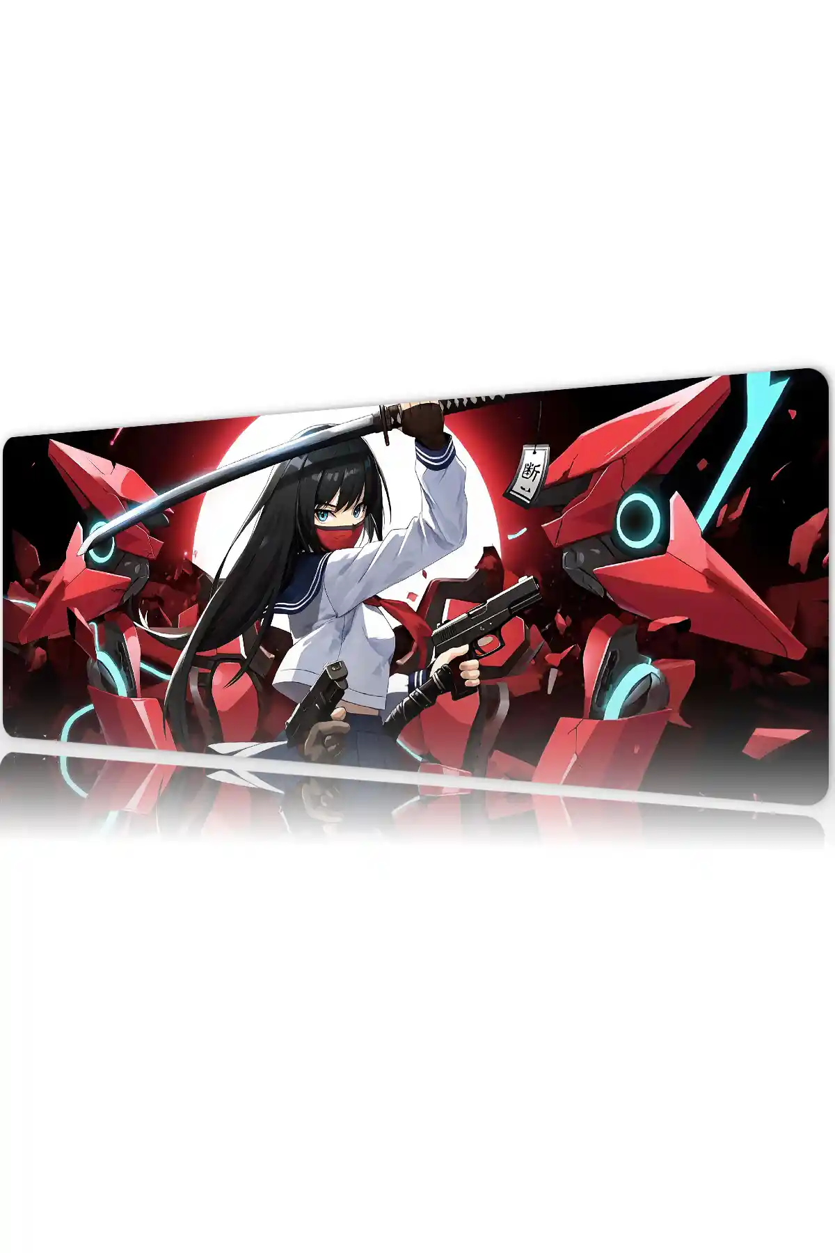 etsy130dikdortgen5 Code Zero Gaming oyuncu Mousepad Kaydırmaz Kauçuk Dikişli Kenar 80x30 cm Mousepad