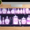 Magic Potion Cats Gaming oyuncu Mousepad Kaydırmaz Kauçuk Dikişli Kenar 80x30 cm Mousepad