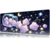 Starry Bears Gaming oyuncu Mousepad Kaydırmaz Kauçuk Dikişli Kenar 80x30 cm Mousepad