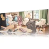 etsy142dikdortgen5 Lazy Afternoon Gaming oyuncu Mousepad Kaydırmaz Kauçuk Dikişli Kenar 80x30 cm Mousepad