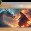 etsy147dikdortgen1 Dragon’s Pact Gaming oyuncu Mousepad Kaydırmaz Kauçuk Dikişli Kenar 80x30 cm Mousepad