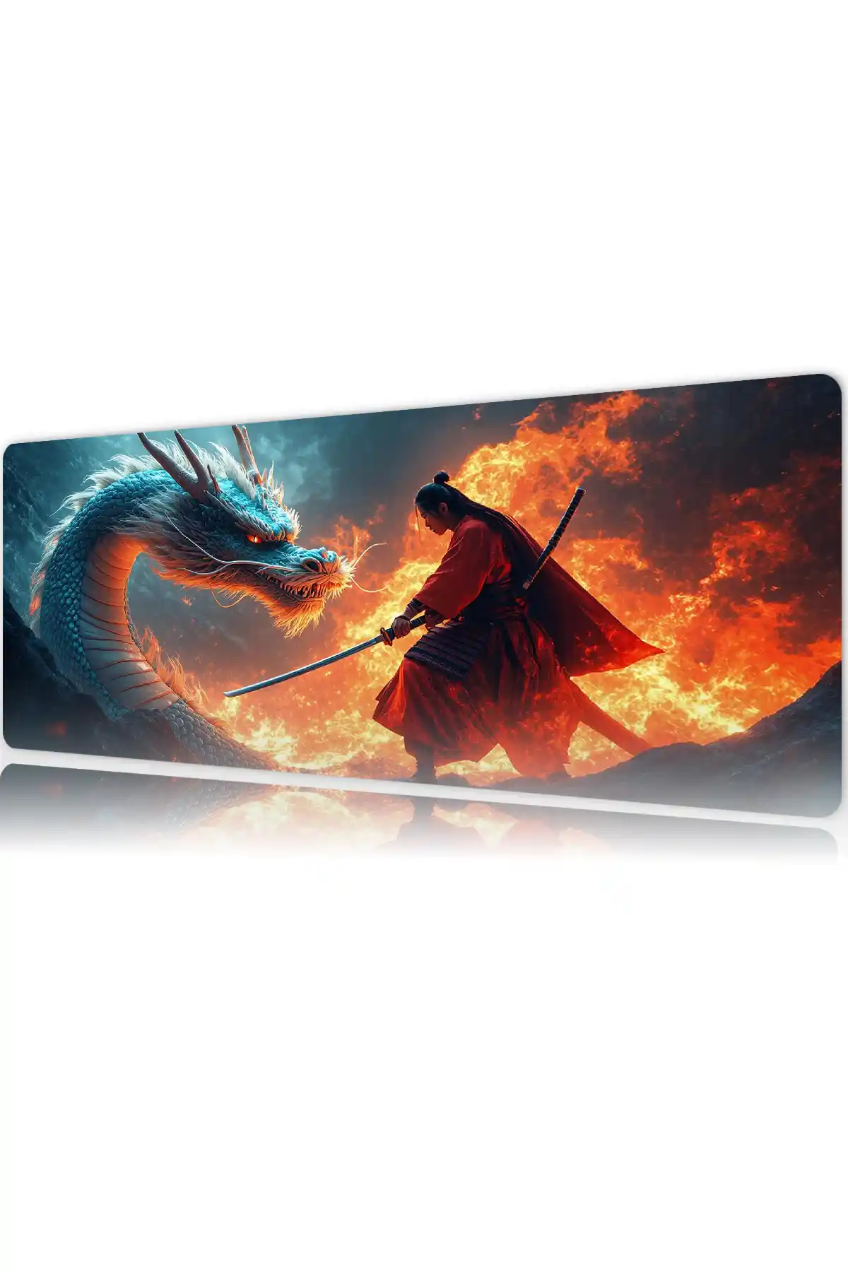 etsy147dikdortgen5 Dragon’s Pact Gaming oyuncu Mousepad Kaydırmaz Kauçuk Dikişli Kenar 80x30 cm Mousepad