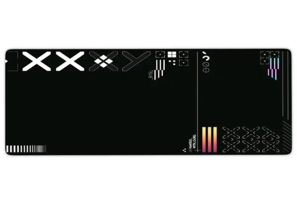 Pixel Void Gaming oyuncu Mousepad Kaydırmaz Kauçuk Dikişli Kenar 80x30 cm Mousepad