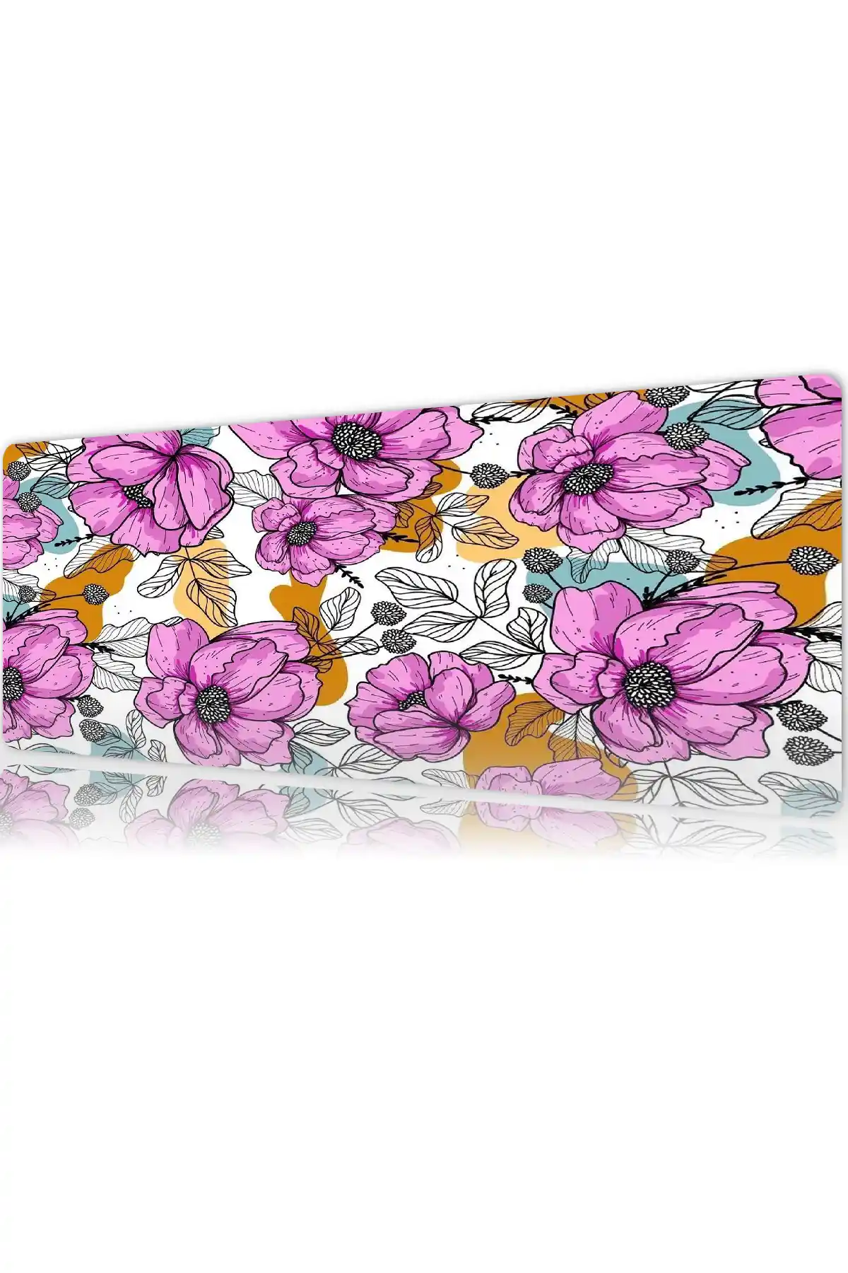 Pink Energy Gaming oyuncu Mousepad Kaydırmaz Kauçuk Dikişli Kenar 70x30 cm Mousepad