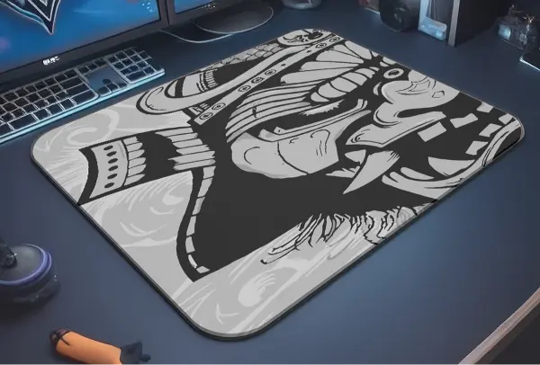 Kurojin Gaming oyuncu Mouse pad Kaydırmaz Kauçuk Dikişli Kenar 40x30 cm