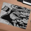 Kurojin Gaming oyuncu Mouse pad Kaydırmaz Kauçuk Dikişli Kenar 40x30 cm