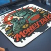 Liberty Hustle Gaming oyuncu Mousepad Kaydırmaz Kauçuk Dikişli Kenar 48x40 cm Mousepad