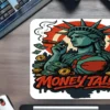Liberty Hustle Gaming oyuncu Mousepad Kaydırmaz Kauçuk Dikişli Kenar 48x40 cm Mousepad