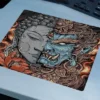 Zenith of Duality Gaming oyuncu Mouse pad Kaydırmaz Kauçuk Dikişli Kenar 40x30 cm