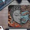 Zenith of Duality Gaming oyuncu Mouse pad Kaydırmaz Kauçuk Dikişli Kenar 40x30 cm