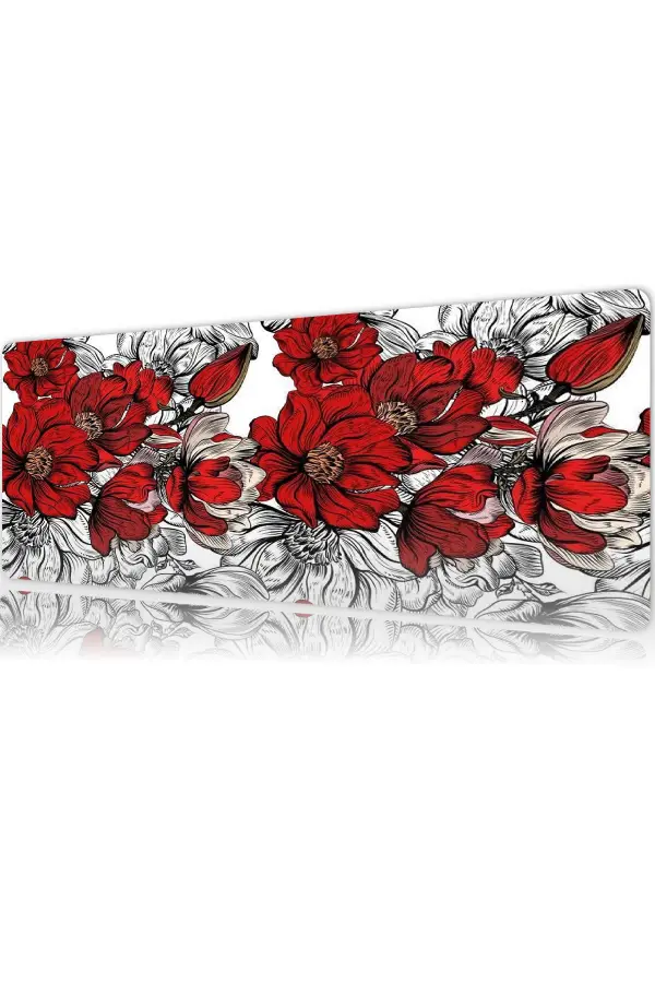 Scarlet Grace Gaming oyuncu Mousepad Kaydırmaz Kauçuk Dikişli Kenar 80x30 cm Mousepad