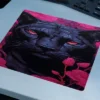 Obsidian Bloom Gaming oyuncu Mouse pad Kaydırmaz Kauçuk Dikişli Kenar 40x30 cm