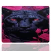 Obsidian Bloom Gaming oyuncu Mouse pad Kaydırmaz Kauçuk Dikişli Kenar 40x30 cm