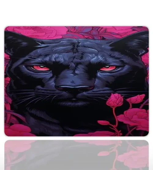 Obsidian Bloom Gaming oyuncu Mouse pad Kaydırmaz Kauçuk Dikişli Kenar 40x30 cm