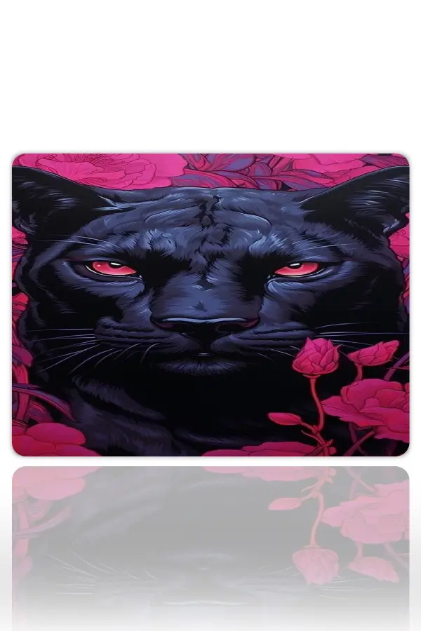Obsidian Bloom Gaming oyuncu Mouse pad Kaydırmaz Kauçuk Dikişli Kenar 40x30 cm