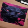 Obsidian Bloom Gaming oyuncu Mouse pad Kaydırmaz Kauçuk Dikişli Kenar 40x30 cm