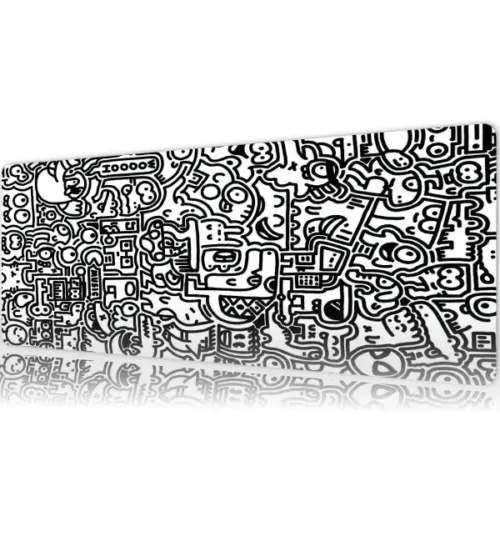 Urban Maze Gaming oyuncu Mousepad Kaydırmaz Kauçuk Dikişli Kenar 80x30 cm Mousepad