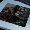 Oni no Noroi Gaming oyuncu Mouse pad Kaydırmaz Kauçuk Dikişli Kenar 40x30 cm