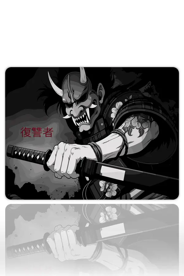 Silent Slash Gaming oyuncu Mouse pad Kaydırmaz Kauçuk Dikişli Kenar 480X400X4 Mm