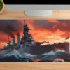 Wavebreaker Gaming oyuncu Mousepad Kaydırmaz Kauçuk Dikişli Kenar 80x30 cm Mousepad
