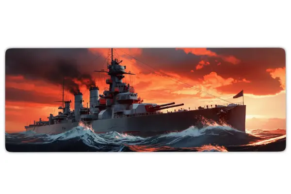 Wavebreaker Gaming oyuncu Mousepad Kaydırmaz Kauçuk Dikişli Kenar 80x30 cm Mousepad