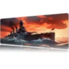 Wavebreaker Gaming oyuncu Mousepad Kaydırmaz Kauçuk Dikişli Kenar 80x30 cm Mousepad