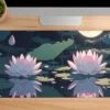 etsy162dikdortgen1 Moon Lotus Gaming oyuncu Mousepad Kaydırmaz Kauçuk Dikişli Kenar 80X30 cm Mousepad